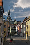 Kannengießerstraße mit Turm der Hauptkirche