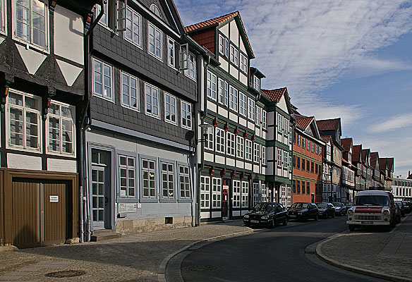Brauergildenstraße Richtung Kornmarkt, Ostseite