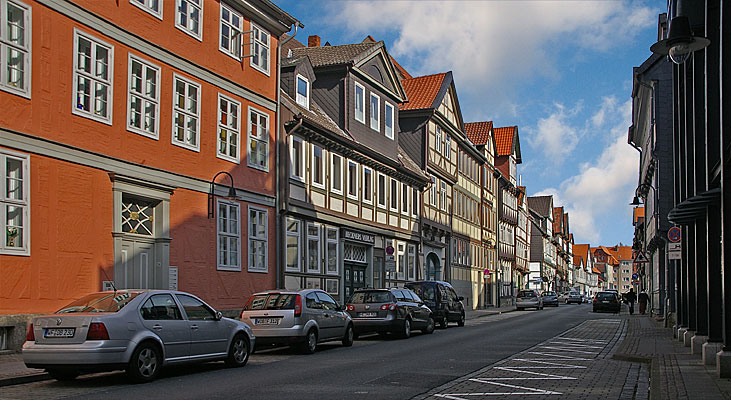 Harzstraße Richtung Osten
