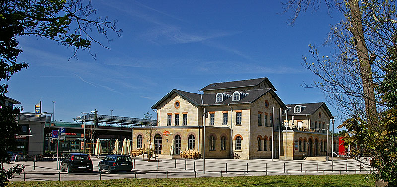 Bahnhof von der Okerbrücke